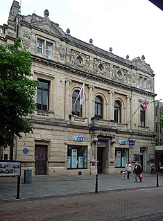 <span class="mw-page-title-main">Gloucester Guildhall</span> Municipal building in Gloucester, Gloucestershire, England