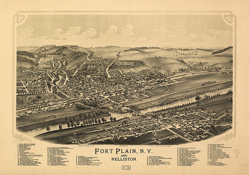 File:Fort Plain, N.Y. and Nelliston. LOC 75694772.jpg