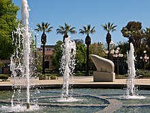 Performing Arts Plaza. Fountain Outside San Jose Performing Arts Center (7105051145).jpg