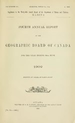 Thumbnail for File:Fourth Annual Report of the Geographic Board of Canada, 1902. (IA 1903v37i8p21a 0140).pdf