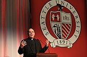 Stephen Sundborg, S.J., 21st President of Seattle University (1997-2021) Fr. Steve Sundborg.JPG