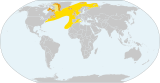 Aire de répartition du Macareux moine