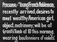 Personal ad presented in the film French nobleman personal ad.jpg