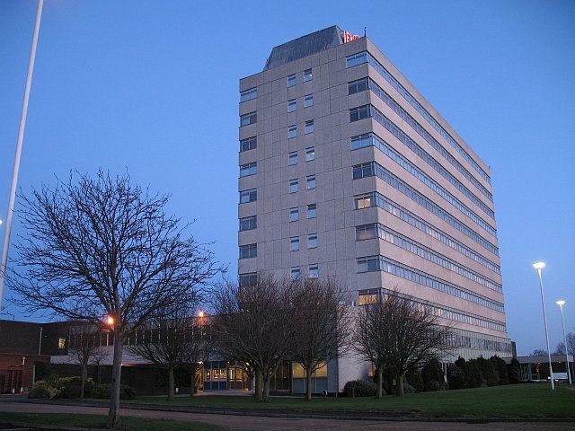 The Fujitsu office in Bracknell, United Kingdom, formerly an ICL site and opened by HM the Queen in 1976