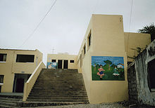 School with wall paintings