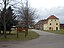 Village square in Göritz (Schönwölkau, Nordsachsen district, Saxony)