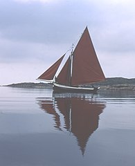 Image 37A Galway Hooker.
