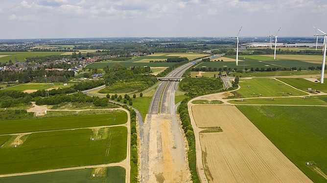 Demolition of Autobahn 61 (Federal Motorway 61), Germany