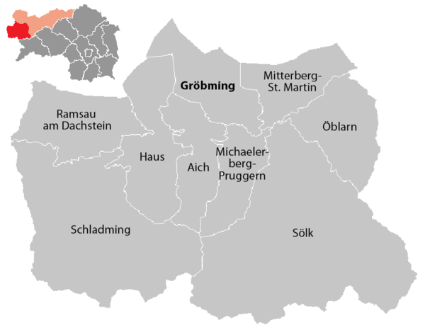 Municipalities in the Political Expositur Gröbming