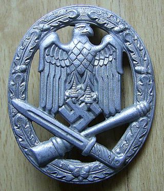 <span class="mw-page-title-main">General Assault Badge</span> Nazi German military decoration