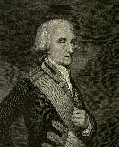 George Rodney. Engraving from Edward Francis Finden