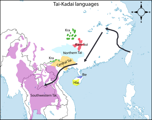 Тайцы на карте. Тай-кадайская языковая семья. Тай-кадайская языковая семья народы. Тай кадайские языки карта. Тайский язык семья языков.