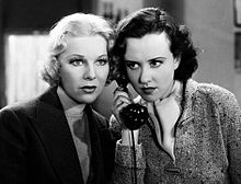 Glenda Farrell (L.) and Lindsay (R.) in The Law in Her Hands (1936)
