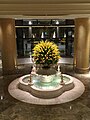 Lobby flower display