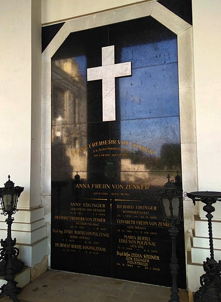 File:Grave of Franz von Zenker 02.jpg