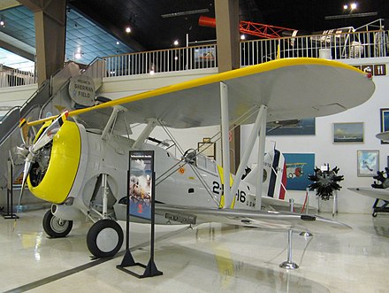 Grumman F3F-2 at the National Naval Aviation Museum, Pensacola, Florida (2007)