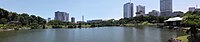 Hama-rikyū Garden panoramic