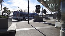 Harbor Gateway Transit Center is the southern terminus of the Metro Silver Line. Harbor Gateway Transit Center 03.JPG