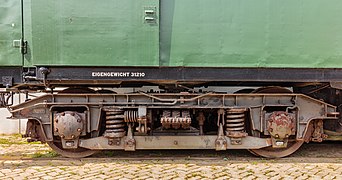 Detail of Harlingen. Oude treinwagon NS D 6066