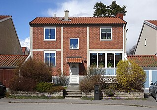 Kedjehus på Hasselagränd, arkitekt Backström & Reinius.
