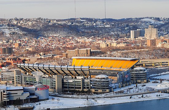 Heinz Field in the North Shore neighborhood of Pittsburgh has been the home field of the Pittsburgh Steelers since 2001