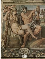 Hercule și Iole - Annibale Carracci - 1597 - Galeria Farnese, Roma.jpg