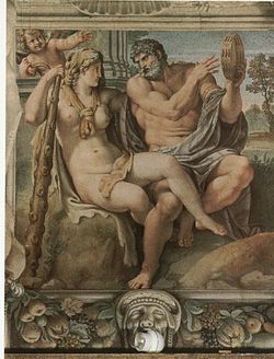 Hercules and Iole - Annibale Carracci - 1597 - Farnese Gallery, Rome.jpg