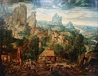 Landscape with a Foundry, 1525-1550