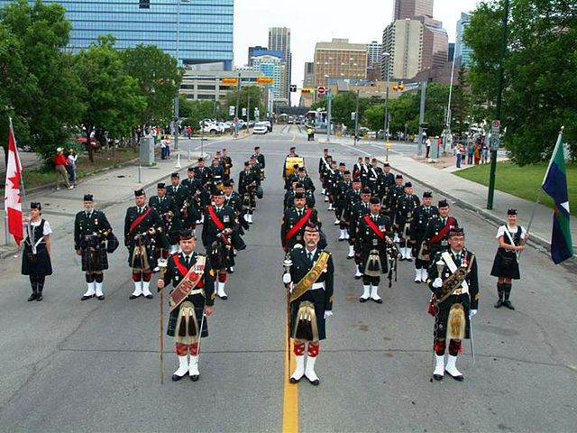 The Regimental Pipes and Drums of The Calgary Highlanders is one of many voluntary pipe and drum bands administered by the Music Branch of the CF.