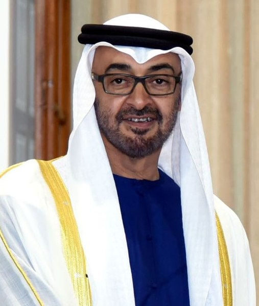 File:His Highness Sheikh Mohammed Bin Zayed Al Nahyan, at Hyderabad House, in New Delhi on February 11, 2016.jpg