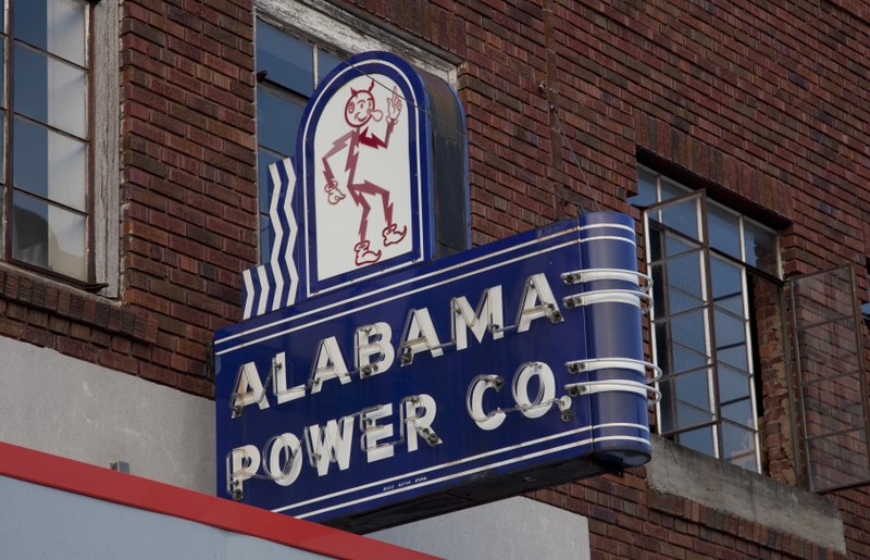 File:Historic Alabama Power Company sign, Attalla, Alabama LCCN2010640595.tif