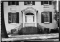 Historic American Buildings Survey Charles E. Peterson, Photographer June 21, 1942 ENTRANCE DETAIL - Bodisco House, 3322 O Street, Northwest, Washington, District of Columbia, DC HABS DC,GEO,38-1.tif