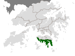 Districtul de Sud - Locație
