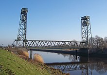 historische Hubbrücke über die Hunte bei Huntebrück, durch Neubau einer Klappbrücke ersetzt