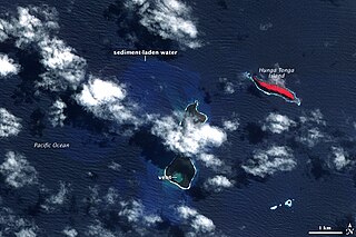 <span class="mw-page-title-main">2009 Tonga undersea volcanic eruption</span> Volcanic eruption creating a new land linking Hunga Tonga and Hunga Haʻapai islands