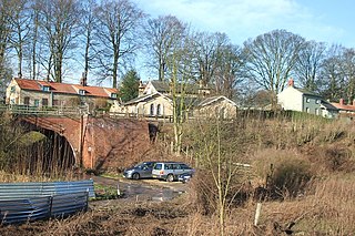 Huttons Ambo railway station Disused railway station in North Yorkshire, England