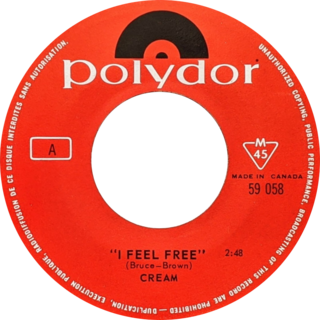 <span class="mw-page-title-main">I Feel Free</span> Single by British rock band Cream