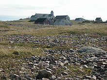 The abandoned settlement on L'Île-aux-Marins.