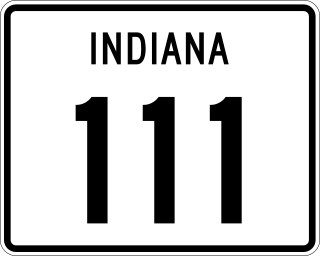 <span class="mw-page-title-main">Indiana State Road 111</span> State highway in Indiana, United States