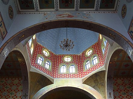 Interior of the Medhani Alem Catholic Church in Adigrat