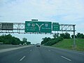 Interstate 29 & US 71, Interstate 35 North approaches Parvin Rd exit (2003).jpg