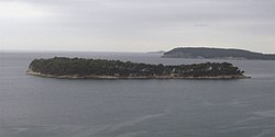 Island of Daksa, Kolocep (back), sv. Andrija (far back), view from Lozica, near Dubrovnik.jpg