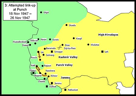 Attempted link-up at Punch 18 November 1947 – 26 November 1947