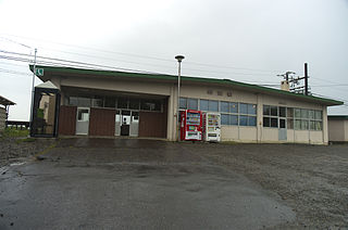 Toshibetsu Station railway station in Ikeda, Nakagawa district, Hokkaido, Japan