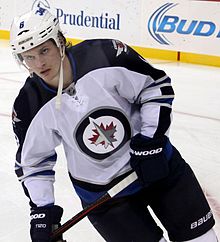 Kuvan kuvaus Jacob Trouba - Winnipeg Jets 2014.jpg.