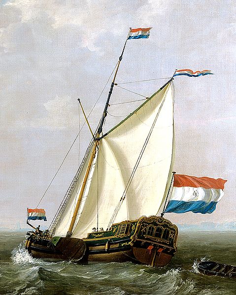 An 18th-century Dutch jacht