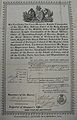 Normaund: Pâsseport d' Jèrri grée en 1827 par Lé Lieut'nant Gouvèrneux Halkett English: Jersey passport for travel to France, 1827 Français : Passeport de Jersey au nom de Ph. Le Gros, 1827