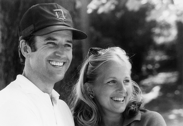 Biden and his second wife, Jill, met in 1975 and married in 1977.