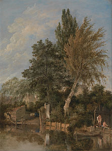 Boys Bathing on the River Wensum, Norwich (1817)