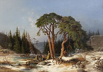 Nordic Winter Scene (1851)